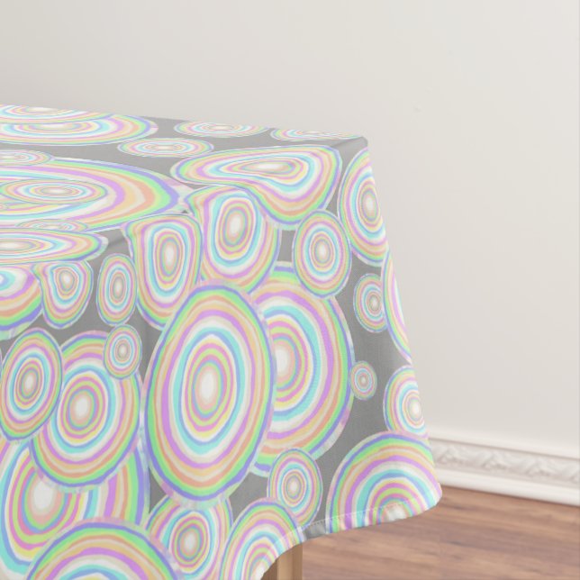 Jawbreaker Slice Candy Seamless Pattern Tablecloth (In Situ)