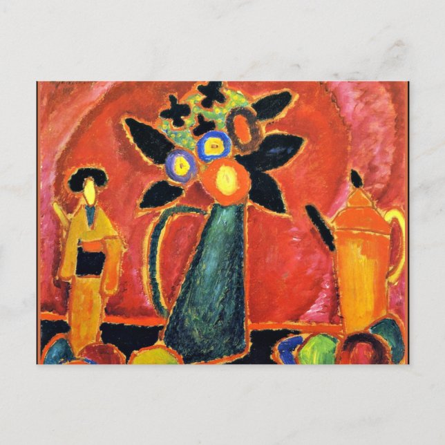 Jawlensky - Japanese Flower Postcard (Front)