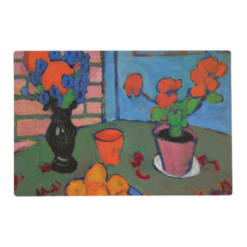 Jawlensky _ Still Life with Flowers and Oranges Placemat