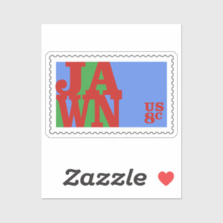JAWN Philly 70s Love Stamp Parody Sticker
