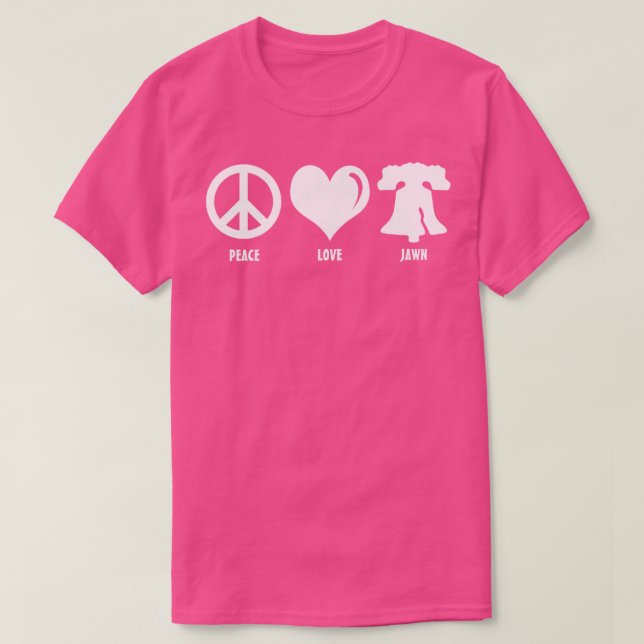 Jawn Philly Liberty Bell Brotherly Love T-Shirt (Design Front)