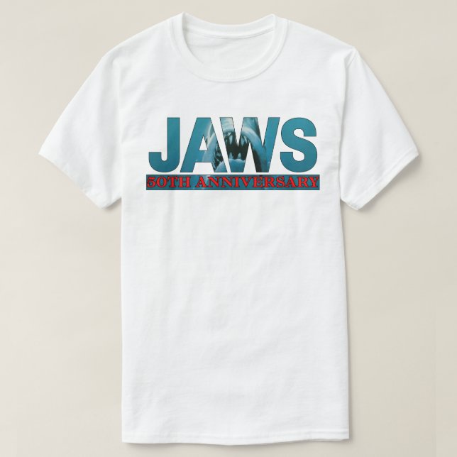 JAWS 50th anniversary T-Shirt (Design Front)