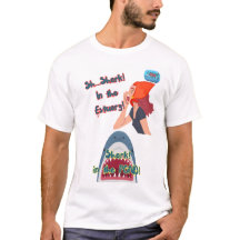 JAWS 50th Shark In The Pond Girl