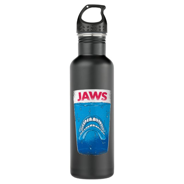 Jaws Be Happy Stainless Steel Water Bottle (Front)