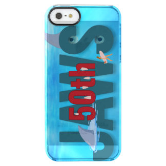 JAWS Beach Towel Clear iPhone SE/5/5s Case