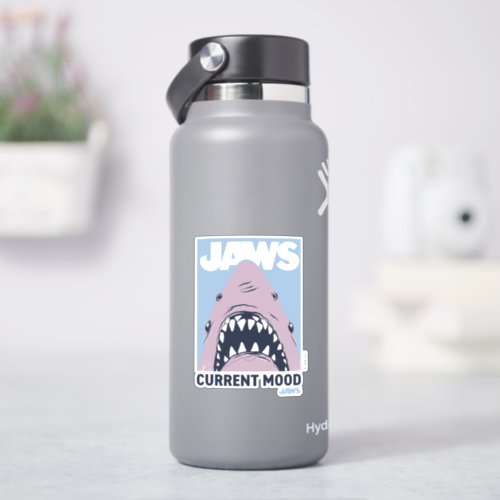 Jaws Illustration Current Mood Sticker