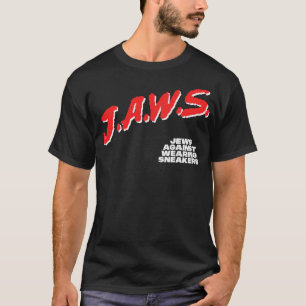 JAWS Jews Against Wearing Sneakers T-Shirt