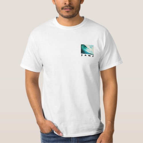 Jaws Ocean Surfer Wave Mens T_Shirt Maui Hawaii