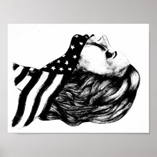 Jaws of Liberty- American Girl Poster
