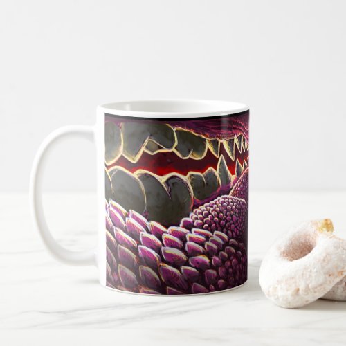Jaws of the beast coffee mug