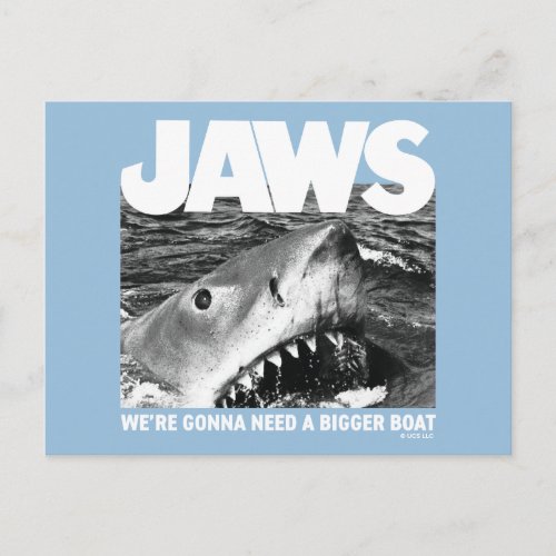 Jaws Photo Were Gonna Need A Bigger Boat Postcard