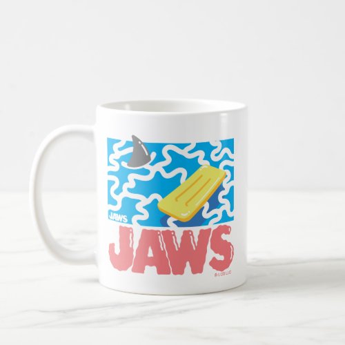 Jaws Retro Pool Illustration