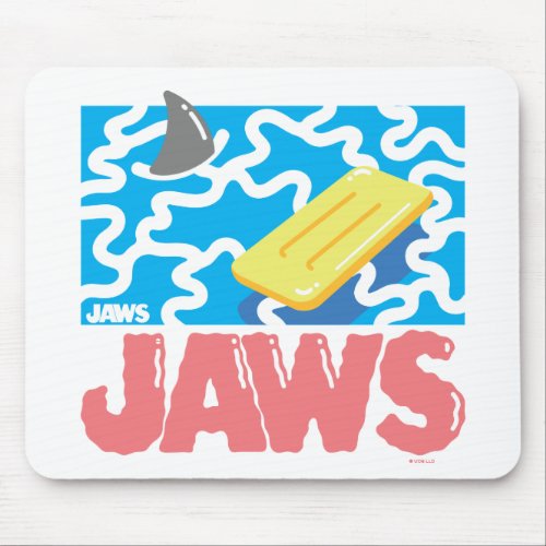Jaws Retro Pool Illustration Mouse Pad