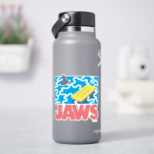 Jaws Retro Pool Illustration Sticker