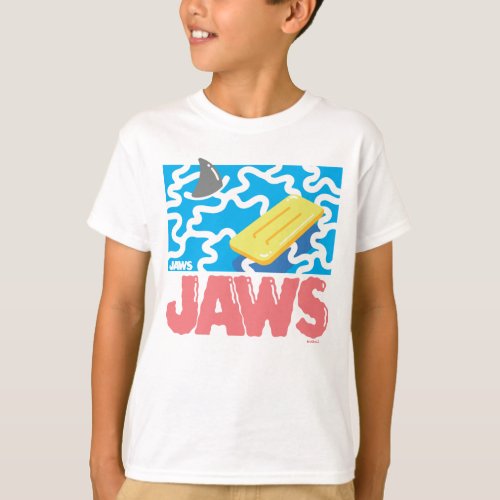 Jaws Retro Pool Illustration T_Shirt