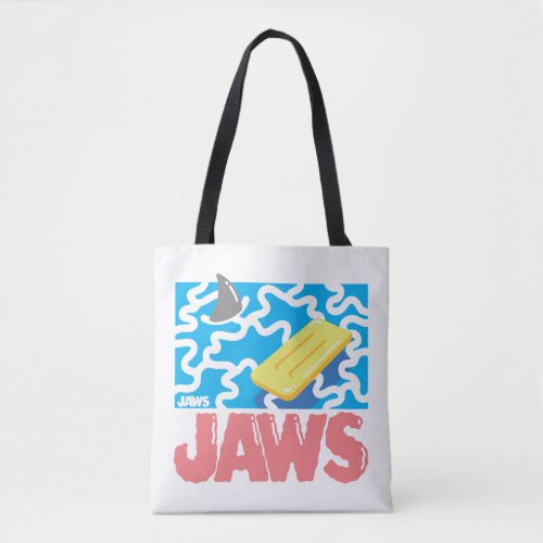Jaws Retro Pool Illustration Tote Bag