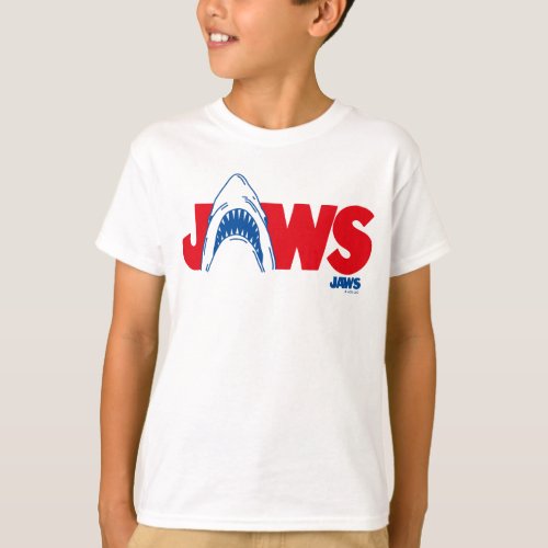 Jaws Shark Teeth Logo T_Shirt