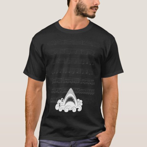 JAWS song music sheet Classic T_Shirt