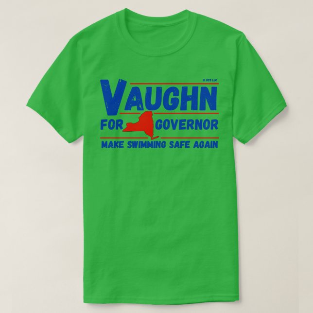 Jaws Vaughn for Governor T-Shirt (Design Front)