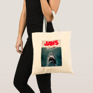 Jaws Vintage Theatrical Art Tote Bag
