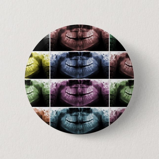 jawsbone-xray pinback button (Front)