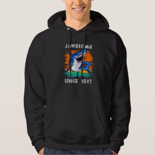 Jawsome Awesome Since 1937 Sharks Sea Ocean Fans B Hoodie