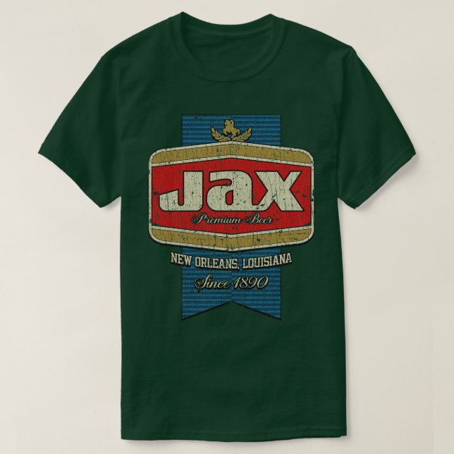 Jax Beer New Orleans 1890 TShirt (Design Front)