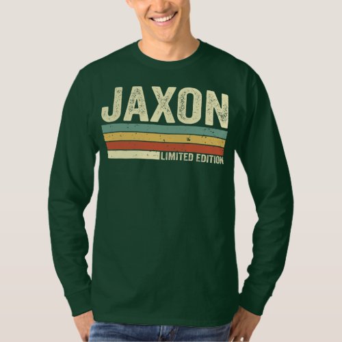 Jaxon Gift Name Personalized Funny Retro Vintage T_Shirt