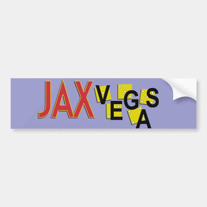 JaxVegas Proud Citizen or Visitor Bumper Stickers