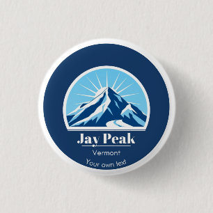 Jay Peak Vermont USA gift souvenir Button