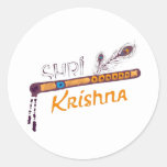 Jay Shri Krishna  Classic Round Sticker