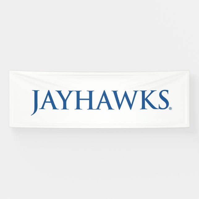 Jayhawks Text Logo Banner (Horizontal)