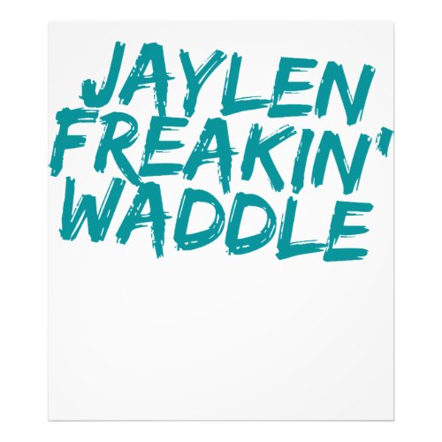 Jaylen Freakin Waddle Miami Dolphins Jaylen Wad Photo Print