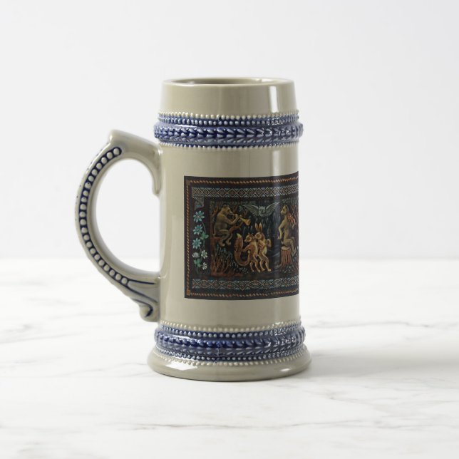 Jazep Drazdovic - Bear Musicians  Beer Stein (Left)
