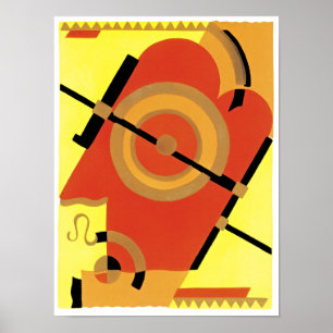 Jazz Age Art Deco Abstract Poster