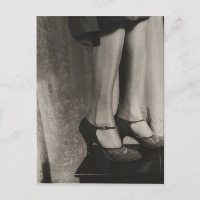 Jazz Age Flapper Girl Postcard (Front)