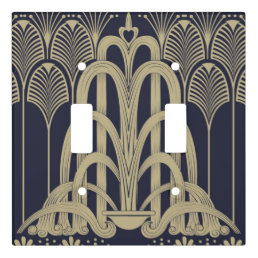 Jazz Age fountain Light Switch Cover