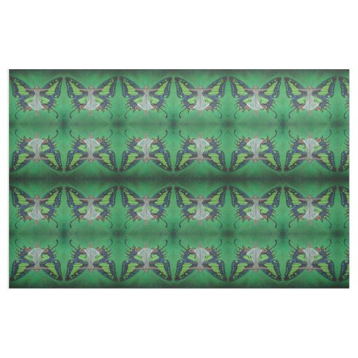 Jazz Age Showgirl Flapper Wearing Butterfly Wings  Fabric