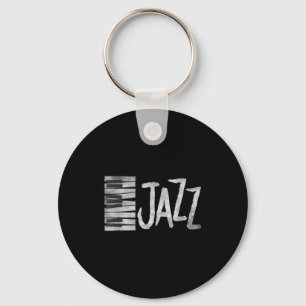 Jazz Ano Keyboard Vintage Anist Musician Gift Keychain