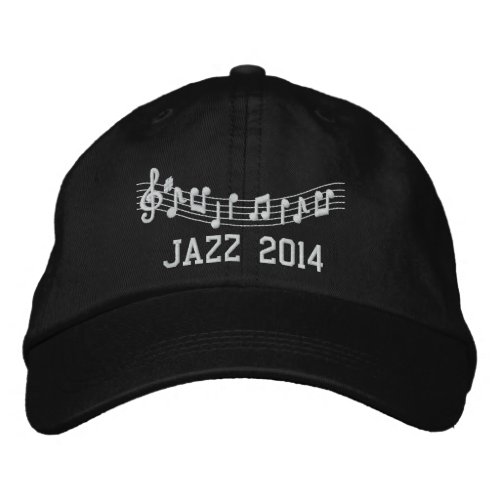 Jazz Band 2014 Embroidered Music Hat