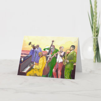 "Jazz band" Card