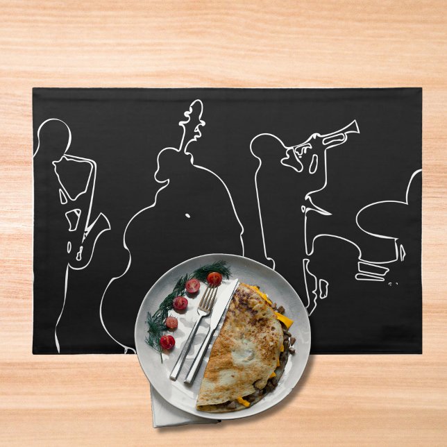 Jazz band cloth placemat (Creator Uploaded)