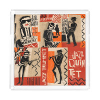 Jazz Band Cool Vintage Poster