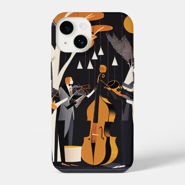 Jazz Band Iphone Case (Back)