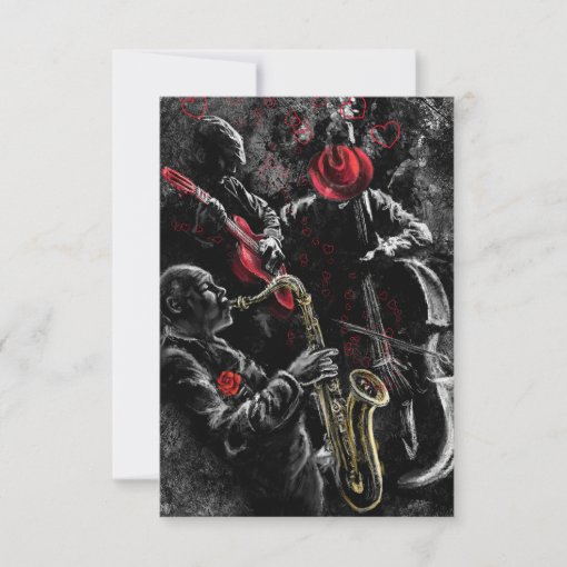 Jazz Band Musical Birthday Card | Zazzle