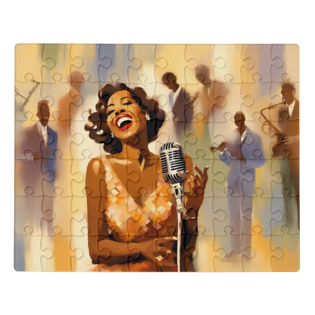 Jazz band musicians jigsaw puzzle (Puzzle Horizontal)