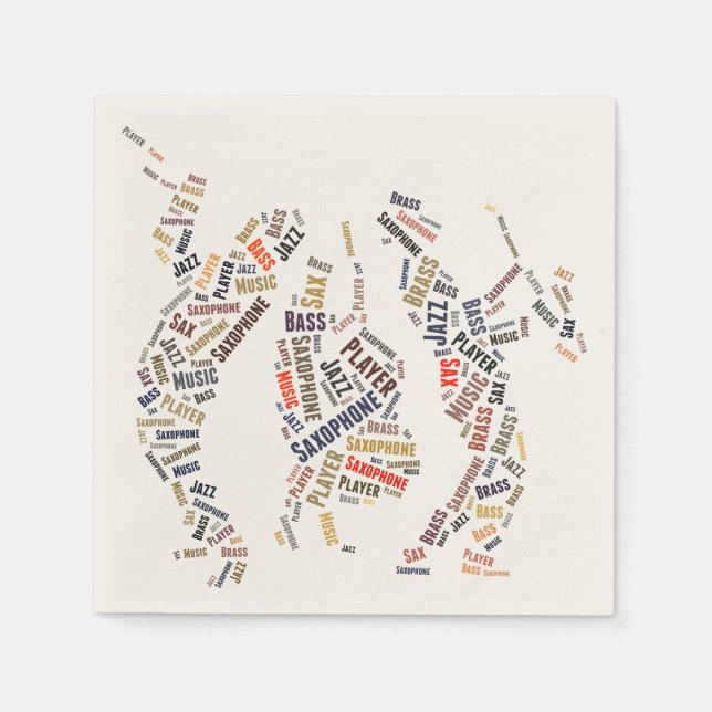 Jazz Band Napkins (Front)