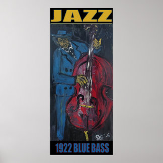 JAZZ BLUE BASS PRINT