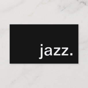 jazz. business card