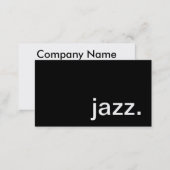 Jazz Business Card (Front/Back)